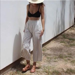 Madewell Huston Pull On Crop Striped 